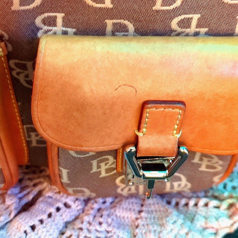Dooney & Bourke Anniversary signature Tackle Bag.